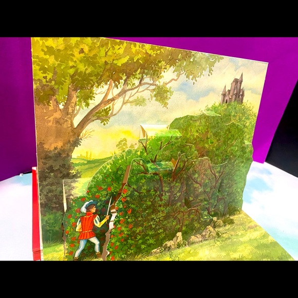 SLEEPING BEAUTY VINTAGE 90s COLLECTABLE HARDCOVER POP -UP STORYBOOK - Picture 15 of 15